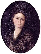 Ignacio Pinazo Camarlench Retrato de Dona Teresa Martenez painting